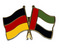Freundschafts-Pin
 Deutschland - Vereinigte Arabische Emirate Flagge Flaggen Fahne Fahnen kaufen bestellen Shop
