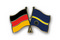 Freundschafts-Pin
 Deutschland - Nauru Flagge Flaggen Fahne Fahnen kaufen bestellen Shop