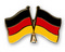 Freundschafts-Pin
 Deutschland - Deutschland Flagge Flaggen Fahne Fahnen kaufen bestellen Shop