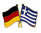 Freundschafts-Pin
 Deutschland - Griechenland Flagge Flaggen Fahne Fahnen kaufen bestellen Shop