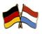 Freundschafts-Pin
 Deutschland - Luxemburg Flagge Flaggen Fahne Fahnen kaufen bestellen Shop