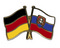 Freundschafts-Pin
 Deutschland - Slowakei Flagge Flaggen Fahne Fahnen kaufen bestellen Shop