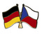Freundschafts-Pin
 Deutschland - Tschechische Republik Flagge Flaggen Fahne Fahnen kaufen bestellen Shop