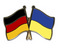 Freundschafts-Pin
 Deutschland - Ukraine Flagge Flaggen Fahne Fahnen kaufen bestellen Shop