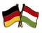 Freundschafts-Pin
 Deutschland - Ungarn Flagge Flaggen Fahne Fahnen kaufen bestellen Shop