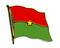 Flaggen-Pin Burkina Faso Flagge Flaggen Fahne Fahnen kaufen bestellen Shop