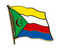 Flaggen-Pin Komoren Flagge Flaggen Fahne Fahnen kaufen bestellen Shop