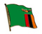 Flaggen-Pin Sambia Flagge Flaggen Fahne Fahnen kaufen bestellen Shop