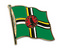 Flaggen-Pin Dominica Flagge Flaggen Fahne Fahnen kaufen bestellen Shop