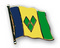 Flaggen-Pin St. Vincent und die Grenadinen Flagge Flaggen Fahne Fahnen kaufen bestellen Shop