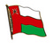 Flaggen-Pin Oman