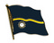 Flaggen-Pin Nauru Flagge Flaggen Fahne Fahnen kaufen bestellen Shop