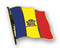 Flaggen-Pin Andorra Flagge Flaggen Fahne Fahnen kaufen bestellen Shop