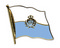 Flaggen-Pin San Marino Flagge Flaggen Fahne Fahnen kaufen bestellen Shop