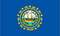Flagge USA - Bundesstaat New Hampshire
 (150 x 90 cm) Flagge Flaggen Fahne Fahnen kaufen bestellen Shop