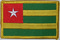 Aufnäher Flagge Togo
 (8,5 x 5,5 cm) Flagge Flaggen Fahne Fahnen kaufen bestellen Shop
