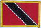 Aufnäher Flagge Trinidad und Tobago
 (8,5 x 5,5 cm) Flagge Flaggen Fahne Fahnen kaufen bestellen Shop