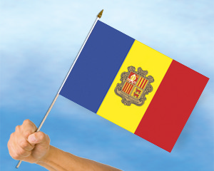 Stockflagge Andorra
(45 x 30 cm) Bild von Stockflagge Andorra (45 x 30 cm)-Fahne Stockflagge Andorra (45 x 30 cm)-Flagge im Fahnenshop bestellen