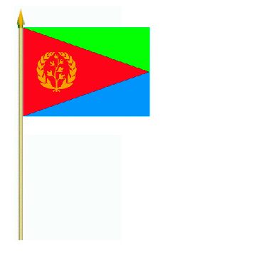 Stockflagge Eritrea
(45 x 30 cm) Bild von Stockflagge Eritrea (45 x 30 cm)-Fahne Stockflagge Eritrea (45 x 30 cm)-Flagge im Fahnenshop bestellen