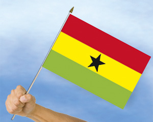 Stockflagge Ghana
(45 x 30 cm) Bild von Stockflagge Ghana (45 x 30 cm)-Fahne Stockflagge Ghana (45 x 30 cm)-Flagge im Fahnenshop bestellen