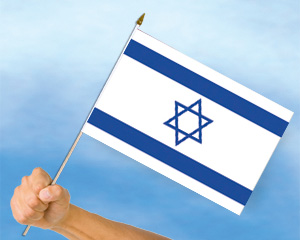 Stockflagge Israel
(45 x 30 cm) Bild von Stockflagge Israel (45 x 30 cm)-Fahne Stockflagge Israel (45 x 30 cm)-Flagge im Fahnenshop bestellen