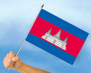 Stockflagge Kambodscha
(45 x 30 cm) Bild von Stockflagge Kambodscha (45 x 30 cm)-Fahne Stockflagge Kambodscha (45 x 30 cm)-Flagge im Fahnenshop bestellen