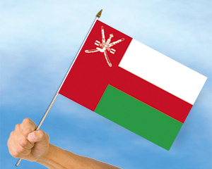 Stockflagge Oman
(45 x 30 cm) Bild von Stockflagge Oman (45 x 30 cm)-Fahne Stockflagge Oman (45 x 30 cm)-Flagge im Fahnenshop bestellen