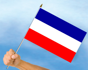 Stockflagge Serbien und Montenegro
(45 x 30 cm) Bild von Stockflagge Serbien und Montenegro (45 x 30 cm)-Fahne Stockflagge Serbien und Montenegro (45 x 30 cm)-Flagge im Fahnenshop bestellen