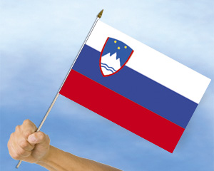 Stockflagge Slowenien
(45 x 30 cm) Bild von Stockflagge Slowenien (45 x 30 cm)-Fahne Stockflagge Slowenien (45 x 30 cm)-Flagge im Fahnenshop bestellen