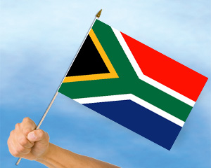 Stockflagge Südafrika
(45 x 30 cm) Bild von Stockflagge Südafrika (45 x 30 cm)-Fahne Stockflagge Südafrika (45 x 30 cm)-Flagge im Fahnenshop bestellen